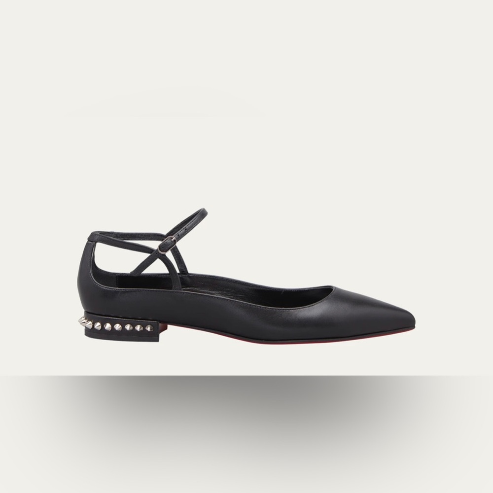 Christian Louboutin "Conclusive" napa leather ballerina
flats
